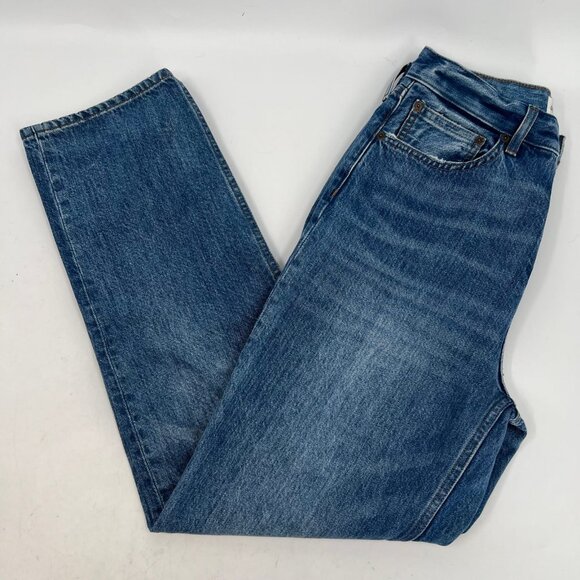 Denim Forum Blue Medium Wash Joni 90’s Hi-Rise Loose Jeans | Size 28 - Picture 3 of 10